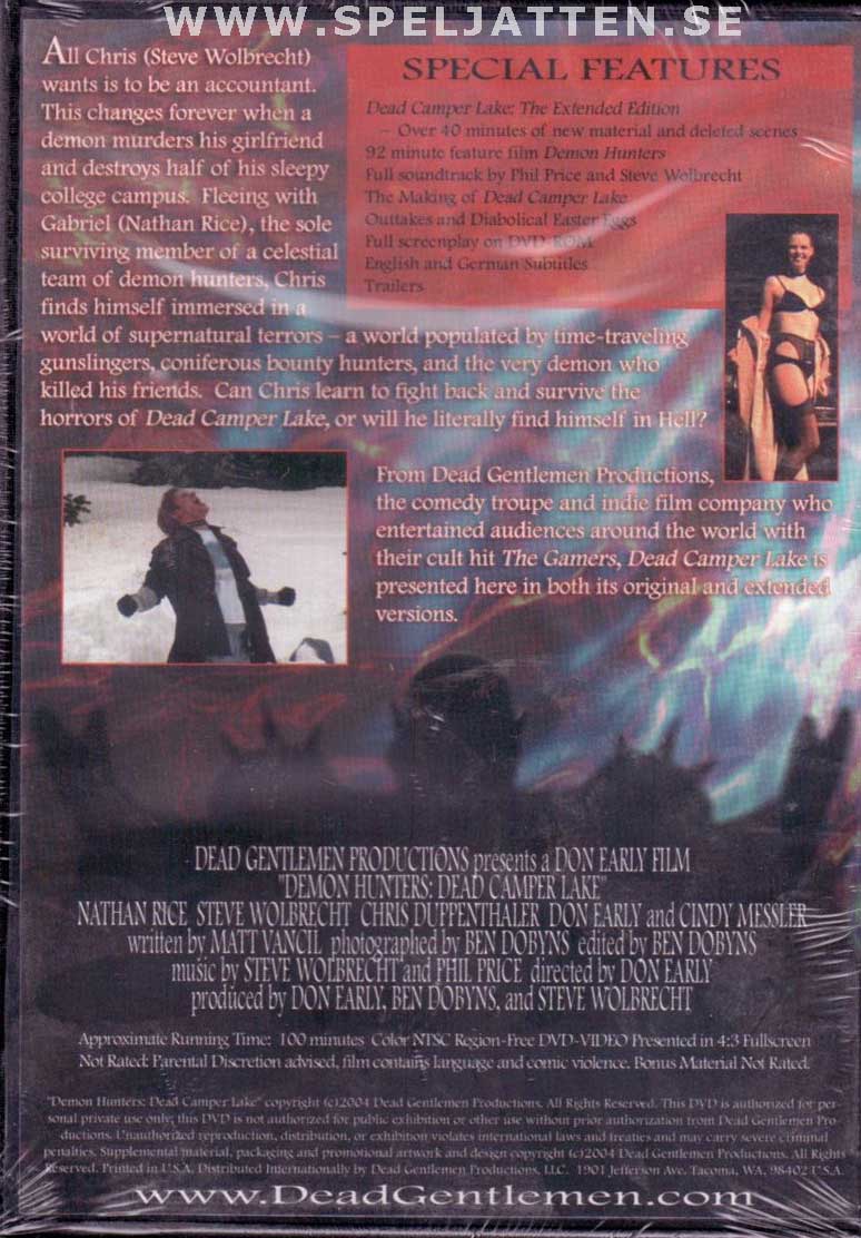 Demon Hunters: Dead Camper Lake DVD - 2