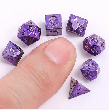 Unseeli Tiny Dice Set in Potion Bottle Purple (7) - 2