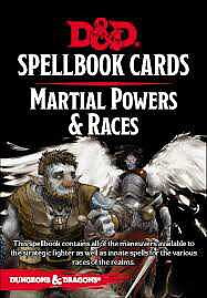 D&D 5.0: Spellbook Cards - Martial Powers & Races (2017 Ed.)