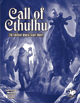 Call of Cthulhu RPG - 7th Edition Quick-Start Rules + PDF