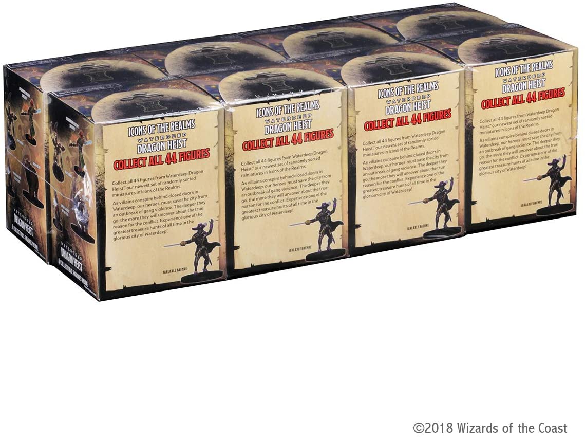 D&D Icons of the Realms Miniatures: Waterdeep Dragon Heist Booster Brick (8) - 2