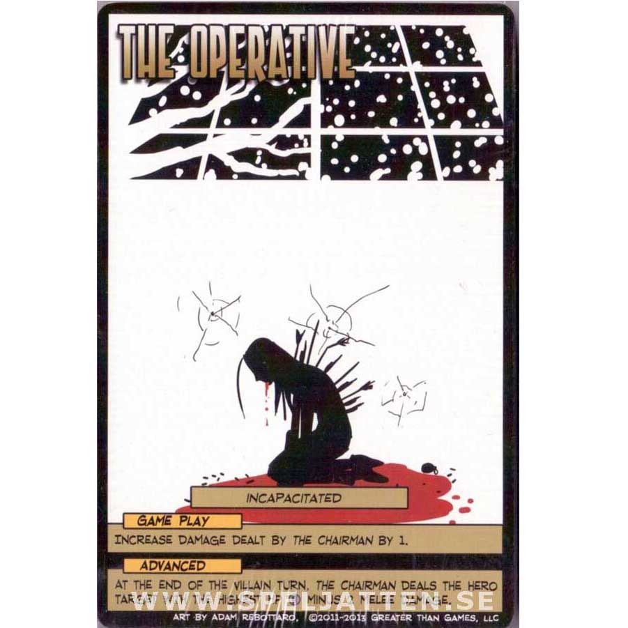 Sentinels of the Multiverse: Oversized Villain Cards