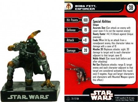 Boba Fett, Enforcer #38 Alliance and Empire Star Wars Miniatures