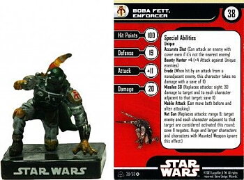 Boba Fett, Enforcer #38 Alliance and Empire Star Wars Miniatures