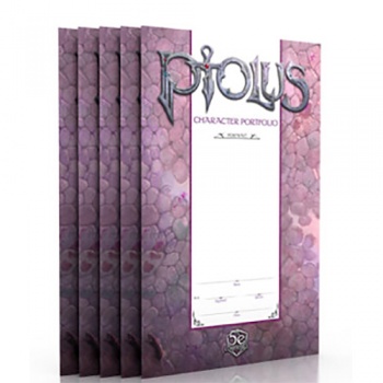 Ptolus Character Portfolio 5pk for 5e