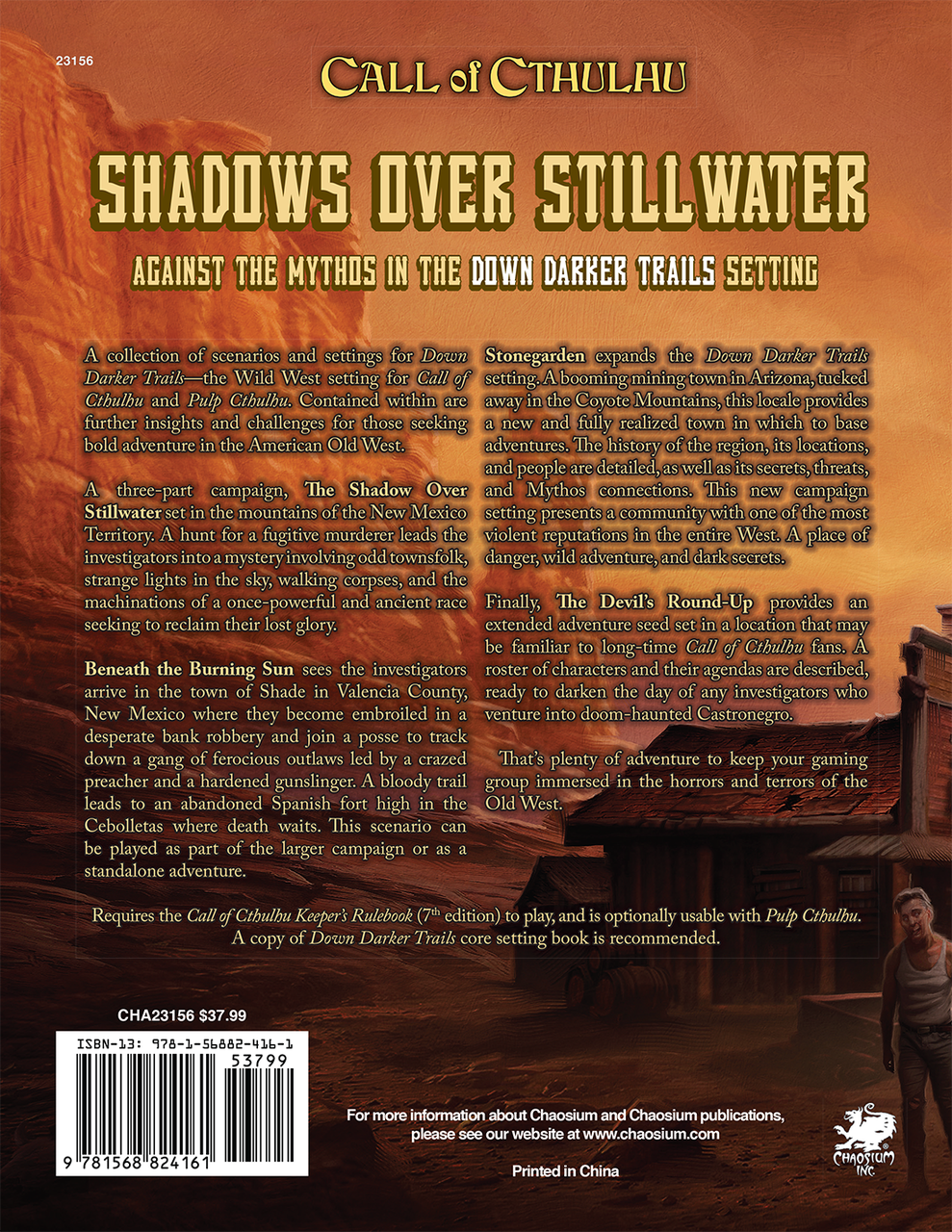 Call of Cthulhu RPG - Shadows over Stillwater + PDF - 2