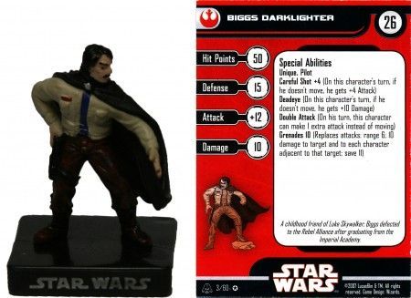Biggs Darklighter #03 Alliance and Empire Star Wars Miniatures