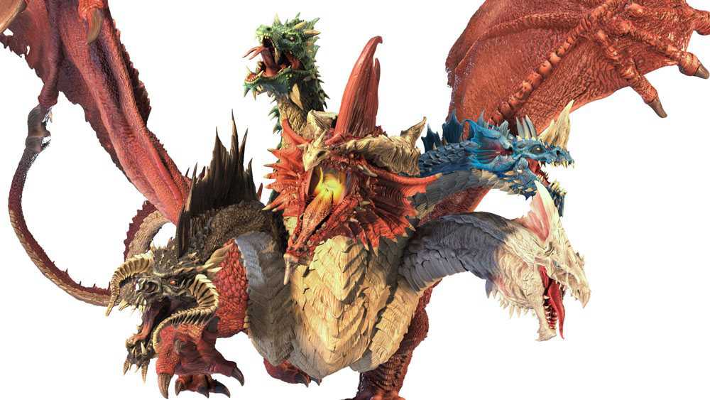 D&D Icons of the Realms Miniatures: Gargantuan Tiamat - 2