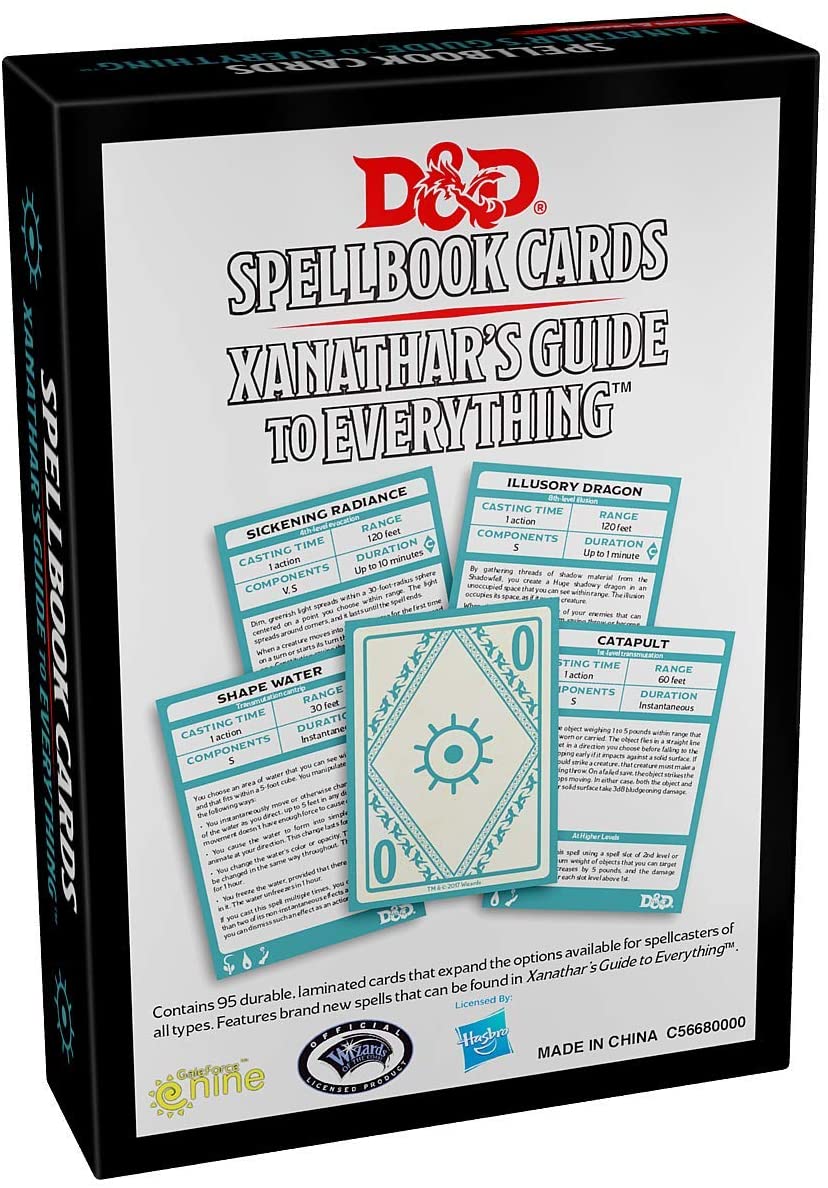Dungeons & Dragons - Xanathar's Guide to Everything Spellbook Cards - 3