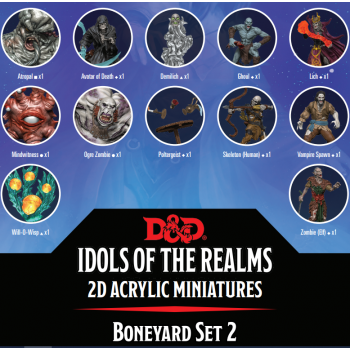 D&D Idols of the Realms: Boneyard: 2D Set 2 - 2