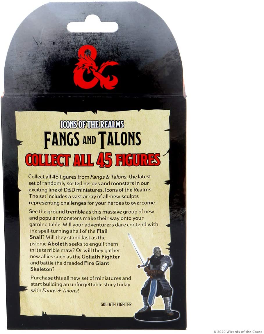 D&D Icons of the Realms: Fangs and Talons Booster Brick (8) - 5