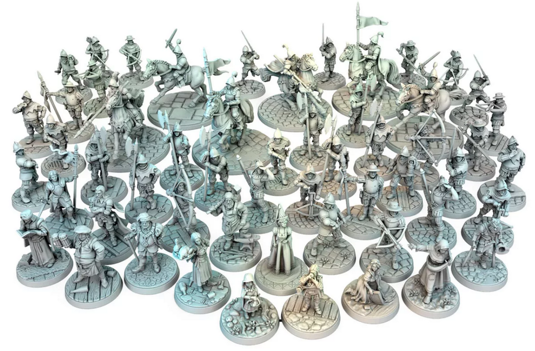 Dungeons & Lasers - Townsfolk Minature Pack - 2