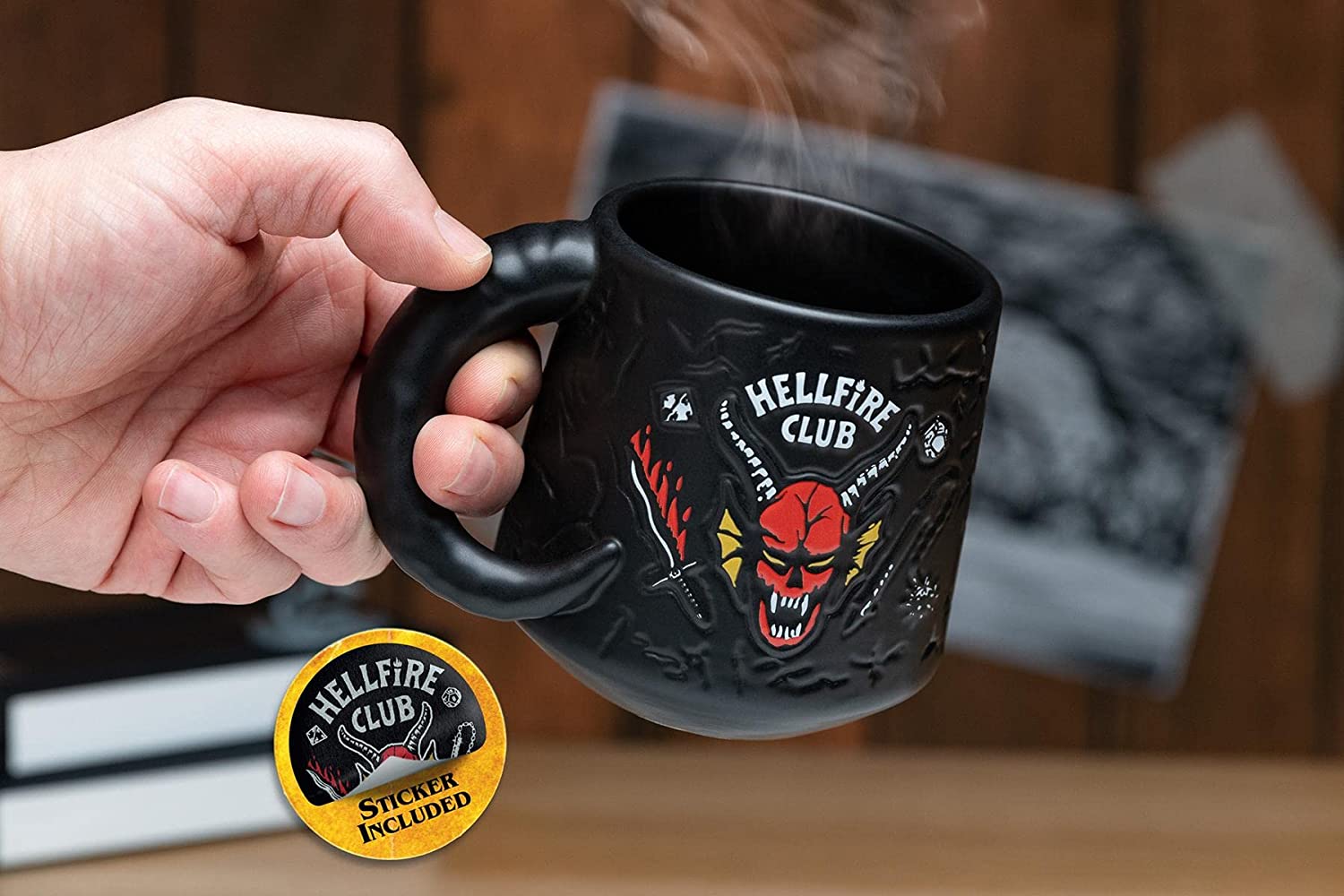 Hellfire Club Demon Embossed Mug - 3