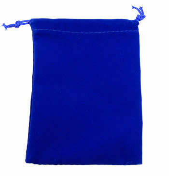 Chessex Small Suede Cloth Dice Bag Royal Blue