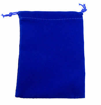 Chessex Small Suede Cloth Dice Bag Royal Blue