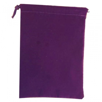 Chessex Small Suede Cloth Dice Bag Purple - 2