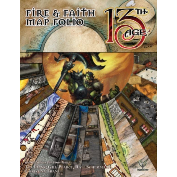 13th Age RPG: Fire & Faith Map Folio + PDF