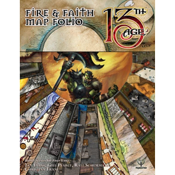 13th Age RPG: Fire & Faith Map Folio + PDF