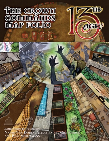 13th Age RPG: The Crown Commands Map Folio + PDF