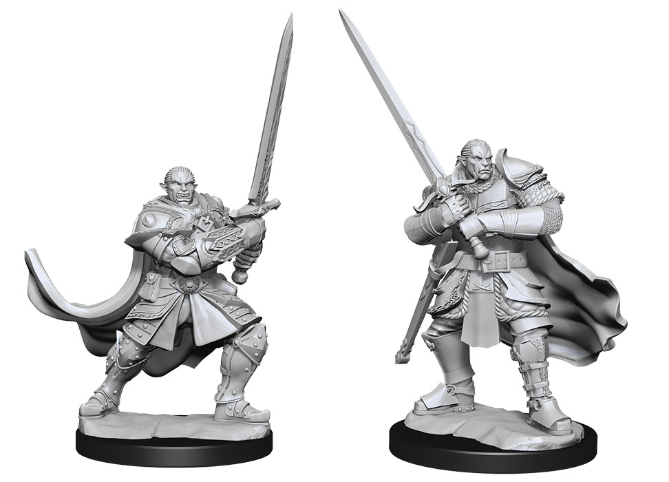 D&D Nolzurs Marvelous Miniatures: Half-Orc Paladin Male