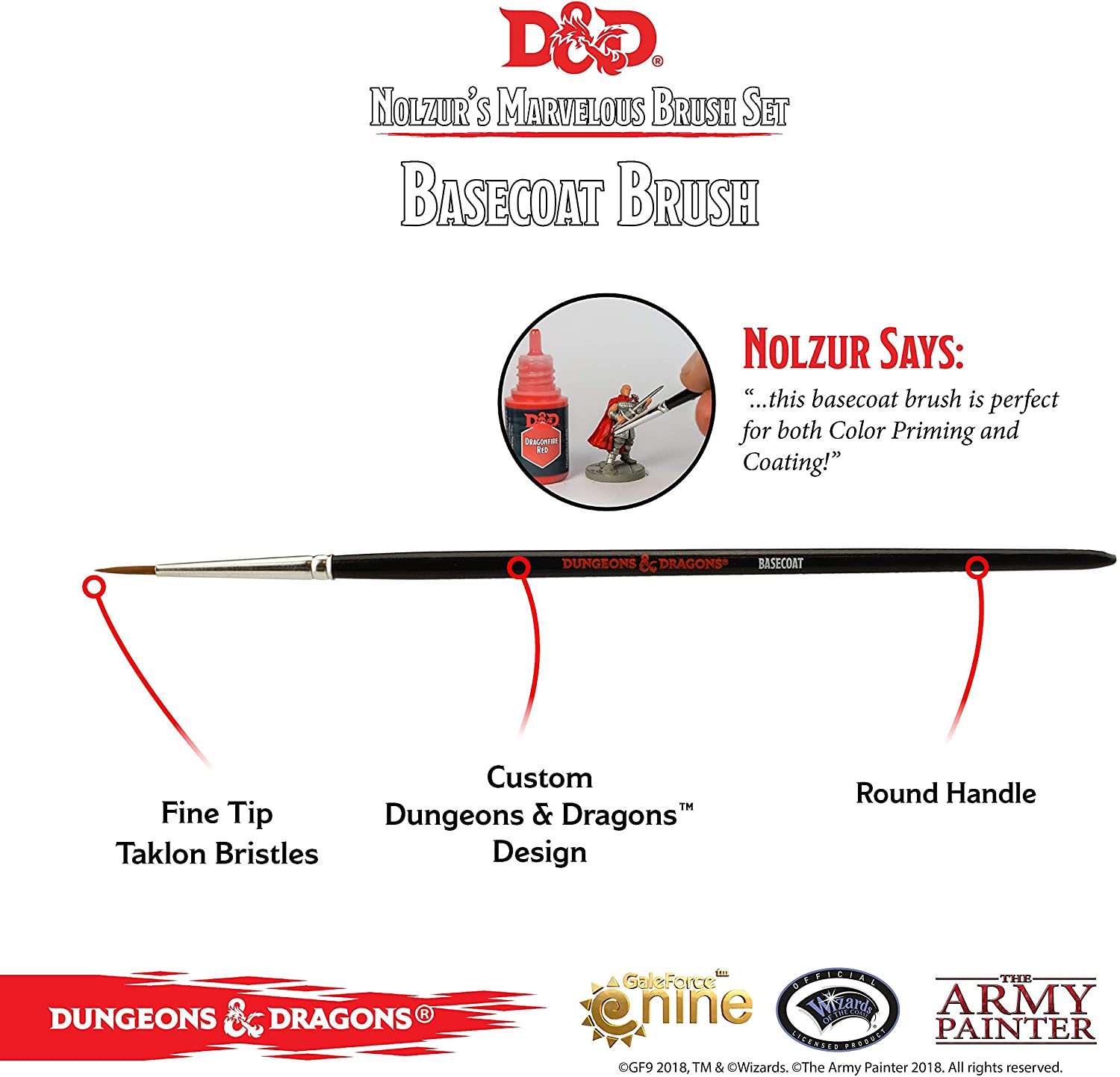 D&D Nolzur's Marvelous Pigments - Brush Set - 5