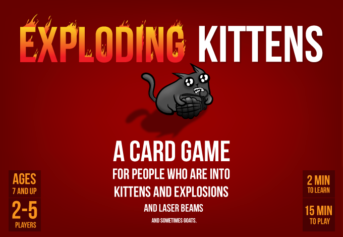 Exploding Kittens Original Nordic (SE/DK/NO/FI)
