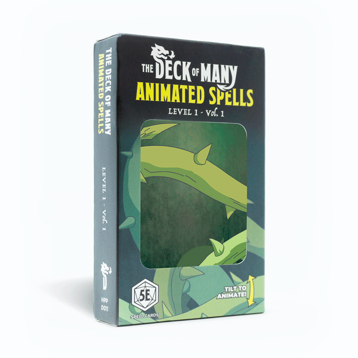 The Deck of Many: Animated Spells - Level 1 - Volume 1