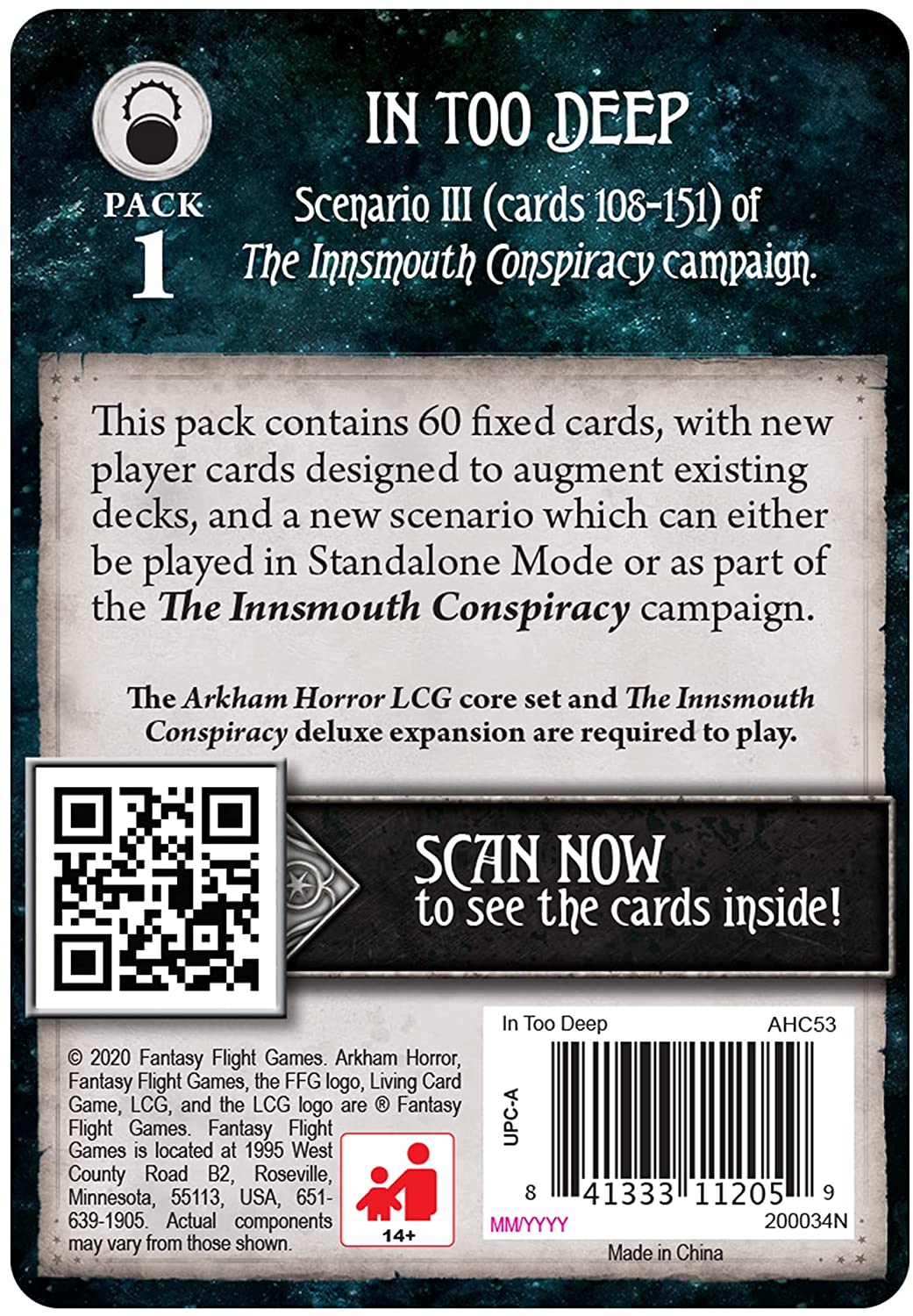Arkham Horror: The Card Game - In Too Deep - 2