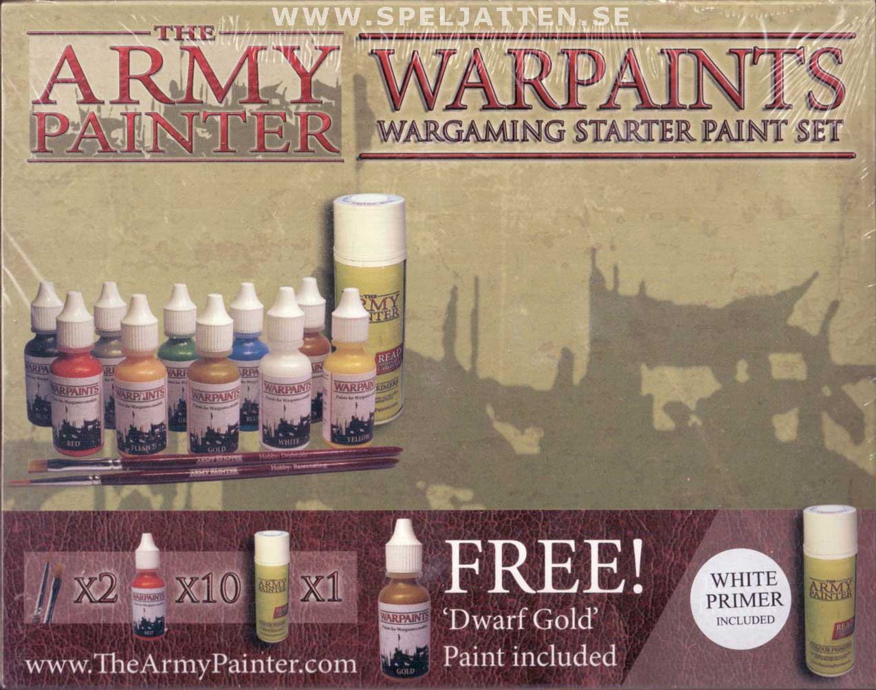 Wargamer Starter Paint Set - White Primer