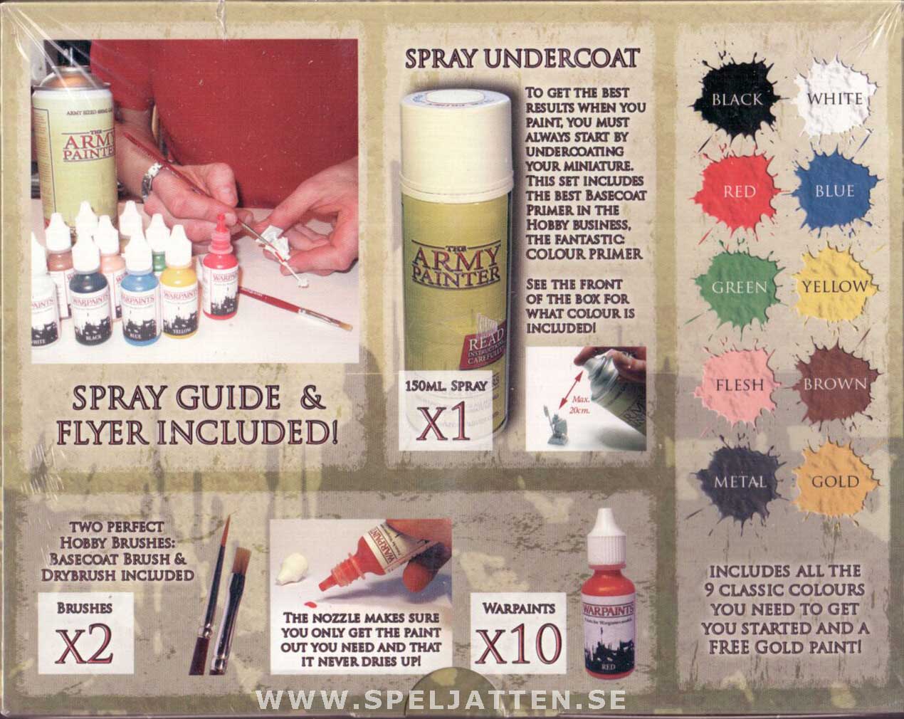 Wargamer Starter Paint Set - White Primer - 2