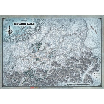 Dungeons & Dragons Icewind Dale: Icewind Dale - Map (31x21")" - 2
