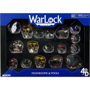 WarLock Tiles: Caverns Accessory - Mushrooms & Pools