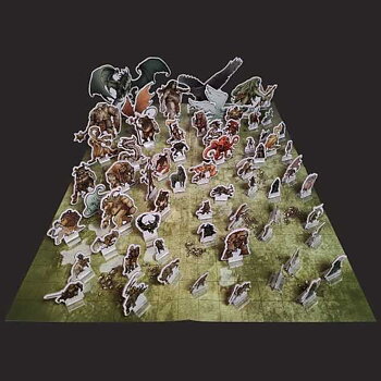 Drakar och Demoner pappfigurer