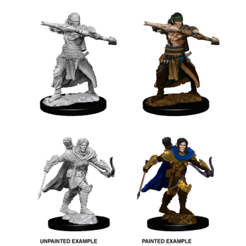 Pathfinder Battles Deep Cuts Unpainted Miniatures - Male Half-Elf Ranger