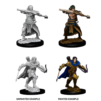Pathfinder Battles Deep Cuts Unpainted Miniatures - Male Half-Elf Ranger