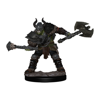 Pathfinder Battles: Premium Painted Figure - Half-Orc Barbarian Male