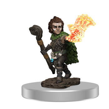 Pathfinder Painted Premium: Male Gnome Druid