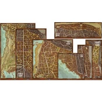 Dungeons & Dragons: Waterdeep Dragon Heist Map Set