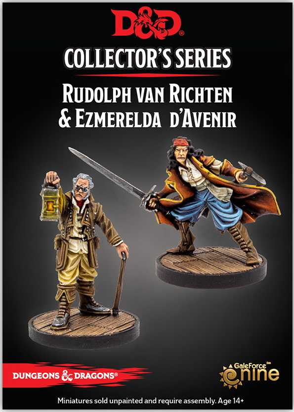 Dungeons Dragons Collectors Series Curse of Strahd Ezmerelda DAvenir & Rudolph Van Richten