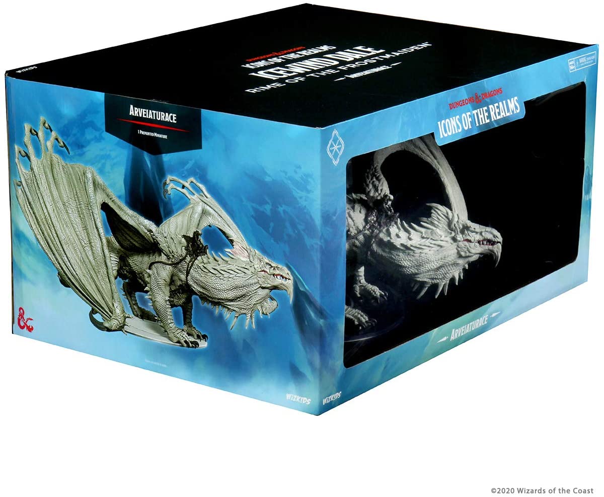 D&D Icons of the Realms Premium Figure: Icewind Dale - Arveiaturace Dragon - 3