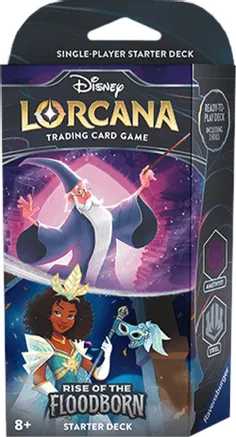 Disney Lorcana TCG: Rise of the Floodborn Starter Deck Merlin and Tiana