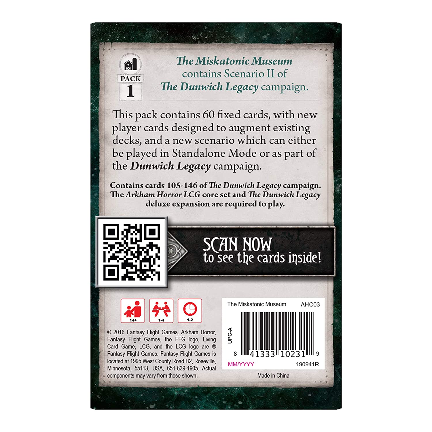 arkham horror the card game the miskatonic museum mythos pack WHERE DOOM AWAITS This trick Arkham Horror: The Card Game