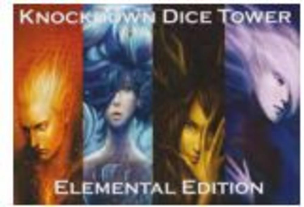 Elemental Knock Down Dice Tower - Fire