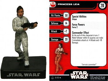 Princess Leia #16 Alliance and Empire Star Wars Miniatures
