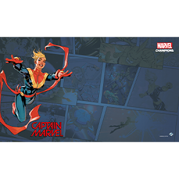 Marvel Champions: Captain Marvel Game Mat