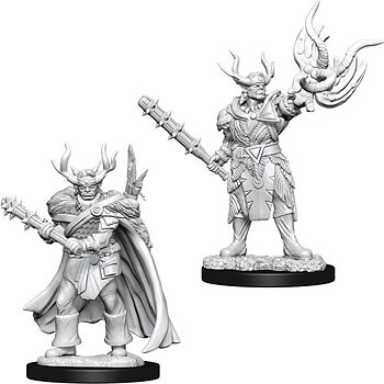 Pathfinder Battles Deep Cuts - Male Half-Orc Druid