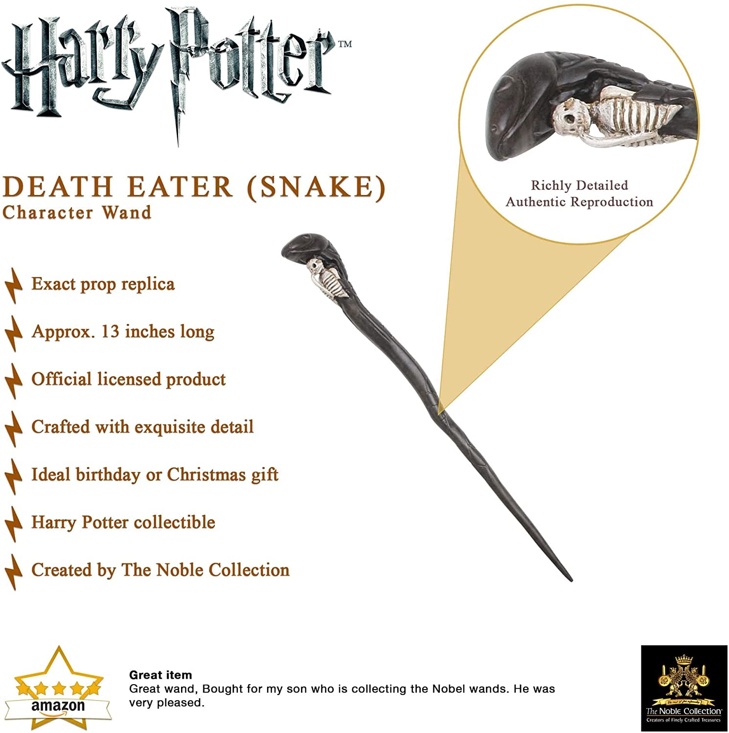 Harry Potter - Death Eater Wand (Snake) - Speljätten