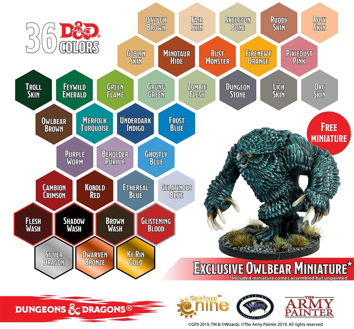 D&D Nolzur's Marvelous Pigments - Monsters Paint Set - 6