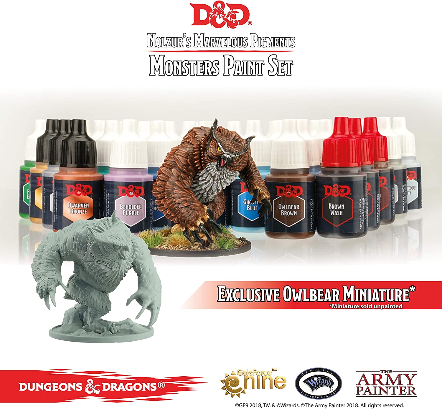 D&D Nolzur's Marvelous Pigments - Monsters Paint Set - 5
