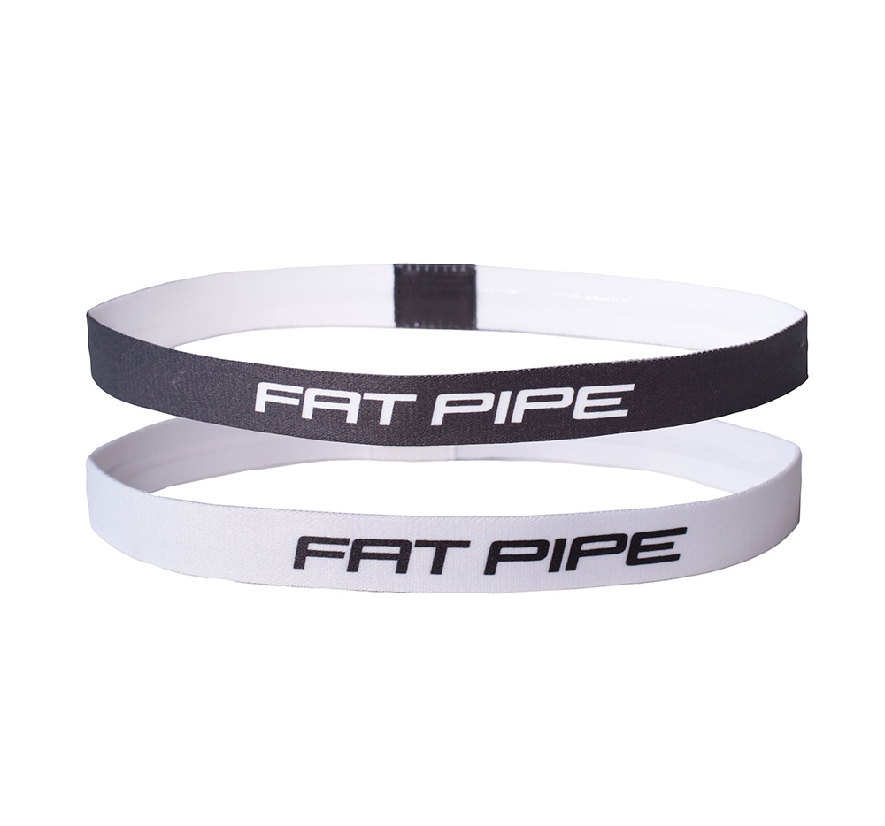 FAT PIPE Hairband Set Laurel white/black